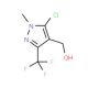 [5-Chloro-1-methyl-3-(trifluoromethyl)-1H-pyrazol-4-yl]methanol - chemical structure image