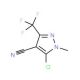5-Chloro-1-methyl-3-(trifluoromethyl)-1H-pyrazole-4-carbonitrile - chemical structure image