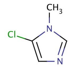 5-Chloro-1-methylimidazole (CAS 872-49-1) - chemical structure image
