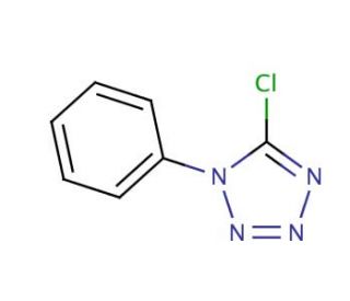 5-Chloro-1-phenyl-1H-tetrazole (CAS 14210-25-4) - chemical structure image