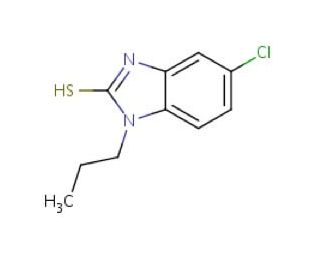 5-chloro-1-propyl-1H-benzimidazole-2-thiol - chemical structure image
