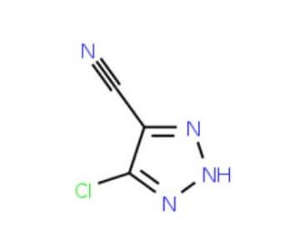 5-Chloro-1H-[1,2,3]triazole-4-carbonitrile - chemical structure image