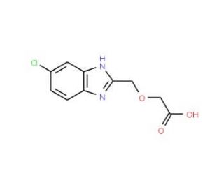 [(5-Chloro-1H-benzimidazol-2-yl)methoxy]-acetic acid - chemical structure image