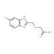 [(5-Chloro-1H-benzimidazol-2-yl)methoxy]-acetic acid - chemical structure image