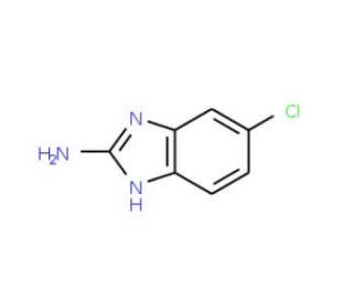 5-Chloro-1H-benzoimidazol-2-ylamine (CAS 5418-93-9) - chemical structure image