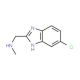 (5-Chloro-1H-benzoimidazol-2-ylmethyl)-methyl-amine (CAS 175530-30-0) - chemical structure image