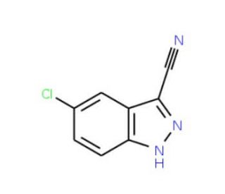 5-Chloro-1H-indazole-3-carbonitrile (CAS 29646-35-3) - chemical structure image