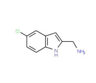 [(5-Chloro-1H-indol-2-yl)methyl]amine (CAS 21109-27-3) - chemical structure image