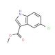 5-Chloro-1H-indole-3-carboxylic acid methyl ester (CAS 172595-67-4) - chemical structure image