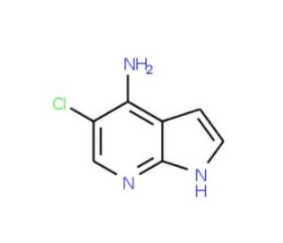 5-Chloro-1H-pyrrolo[2,3-b]pyridin-4-amine - chemical structure image