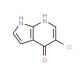 5-Chloro-1H-pyrrolo[2,3-b]pyridin-4-ol (CAS 1015610-47-5) - chemical structure image