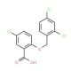 5-Chloro-2-[(2,4-dichlorobenzyl)oxy]benzoic acid - chemical structure image