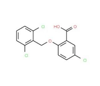 5-Chloro-2-[(2,6-dichlorobenzyl)oxy]benzoic acid - chemical structure image