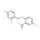 5-chloro-2-[(2-chloro-4-fluorobenzyl)oxy]benzoyl chloride - chemical structure image