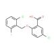 5-Chloro-2-[(2-chloro-6-fluorobenzyl)oxy]-benzoic acid - chemical structure image