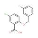 5-Chloro-2-[(3-fluorobenzyl)oxy]benzoic acid - chemical structure image