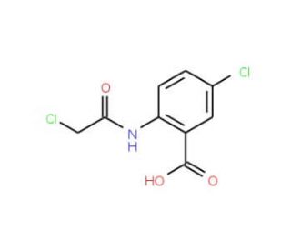 5-chloro-2-[(chloroacetyl)amino]benzoic acid (CAS 14422-50-5) - chemical structure image