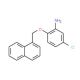 5-Chloro-2-(1-naphthylmethoxy)aniline - chemical structure image