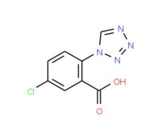 5-chloro-2-(1H-tetrazol-1-yl)benzoic acid - chemical structure image