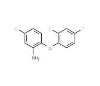 5-Chloro-2-(2,4-difluorophenoxy)aniline - chemical structure image