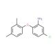 5-Chloro-2-(2,4-dimethylphenoxy)aniline - chemical structure image