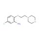 5-Chloro-2-[2-(4-morpholinyl)ethoxy]phenylamine - chemical structure image