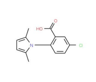5-Chloro-2-(2,5-dimethyl-pyrrol-1-yl)-benzoic acid - chemical structure image