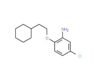 5-Chloro-2-(2-cyclohexylethoxy)aniline - chemical structure image