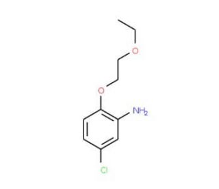 5-Chloro-2-(2-ethoxyethoxy)aniline - chemical structure image