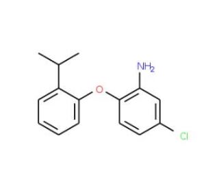 5-Chloro-2-(2-isopropylphenoxy)aniline - chemical structure image