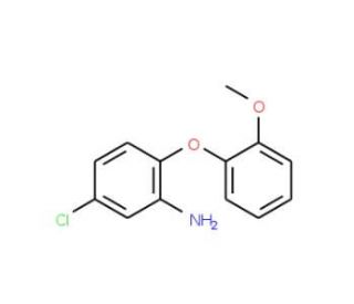 5-Chloro-2-(2-methoxyphenoxy)phenylamine - chemical structure image