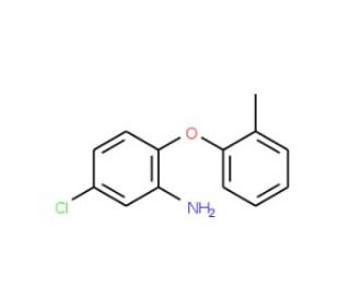 5-Chloro-2-(2-methylphenoxy)aniline - chemical structure image