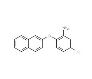 5-Chloro-2-(2-naphthyloxy)aniline - chemical structure image