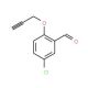 5-Chloro-2-(2-propynyloxy)benzenecarbaldehyde (CAS 224317-64-0) - chemical structure image