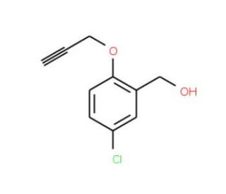 [5-Chloro-2-(2-propynyloxy)phenyl]methanol - chemical structure image