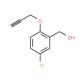 [5-Chloro-2-(2-propynyloxy)phenyl]methanol - chemical structure image