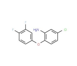5-Chloro-2-(3,4-difluorophenoxy)aniline - chemical structure image