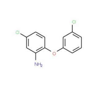 5-Chloro-2-(3-chlorophenoxy)aniline - chemical structure image
