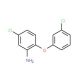 5-Chloro-2-(3-chlorophenoxy)aniline - chemical structure image