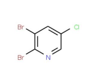 5-Chloro-2,3-dibromopyridine (CAS 137628-17-2) - chemical structure image