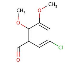 5-Chloro-2,3-dimethoxybenzaldehyde (CAS 86232-28-2) - chemical structure image