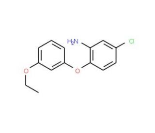 5-Chloro-2-(3-ethoxyphenoxy)aniline - chemical structure image
