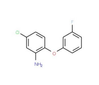 5-Chloro-2-(3-fluorophenoxy)aniline - chemical structure image
