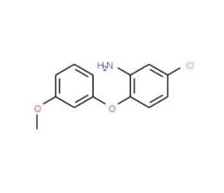 5-Chloro-2-(3-methoxyphenoxy)phenylamine - chemical structure image