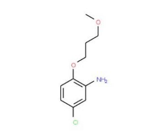 5-Chloro-2-(3-methoxypropoxy)phenylamine - chemical structure image