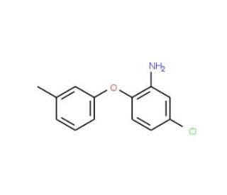 5-chloro-2-(3-methylphenoxy)aniline (CAS 56966-51-9) - chemical structure image