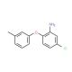 5-chloro-2-(3-methylphenoxy)aniline (CAS 56966-51-9) - chemical structure image