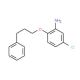5-Chloro-2-(3-phenylpropoxy)aniline - chemical structure image
