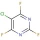 5-Chloro-2,4,6-trifluoropyrimidine (CAS 697-83-6) - chemical structure image