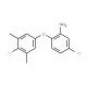 5-Chloro-2-(4-chloro-3,5-dimethylphenoxy)aniline - chemical structure image